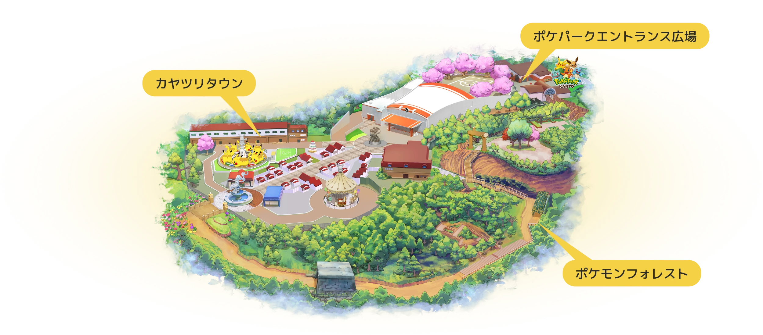 ポケモンパークカントーMap